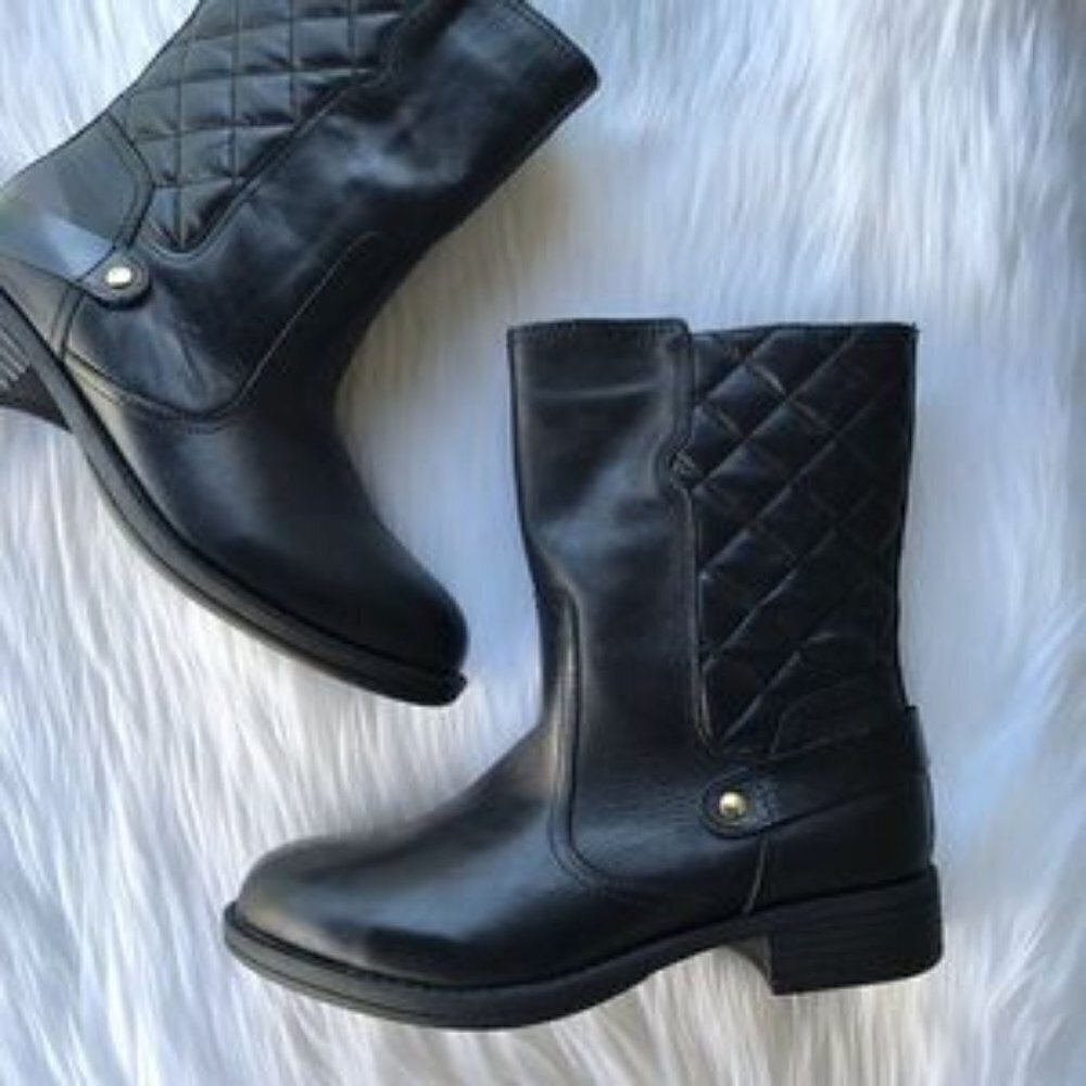 kenneth cole reaction perfect tri quilted boot 8B moto